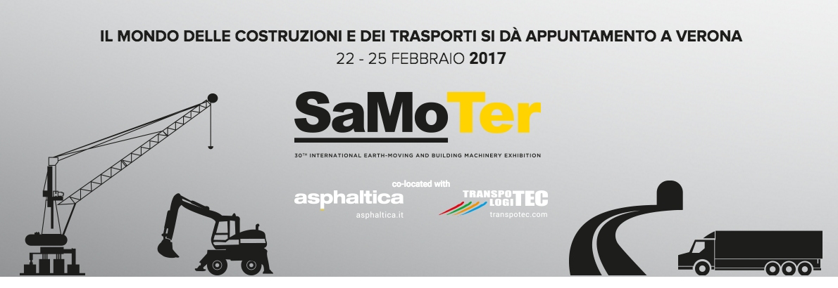 SaMoTer - Salone Movimento Terra - Verona dal 22 al 25 febbraio 2017